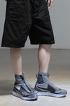 11 BY Boris Bidjan Saberi High-top sneakers, full collection: Extremely comfortable, flexible, slightly platform sole, Made in Germany, BAMBA2-HUILAN, Gray-Blue, P1122
